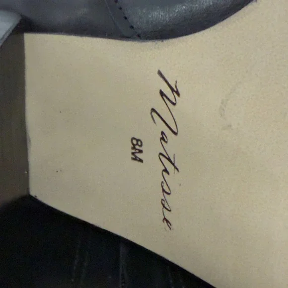 Matisse Caty Leather Booties Size 8 Black Leather Pointed Toe Ankle Boots - Picture 11 of 15